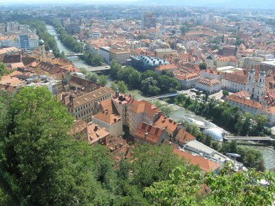 Graz_vista_desde_el_Schlossberg